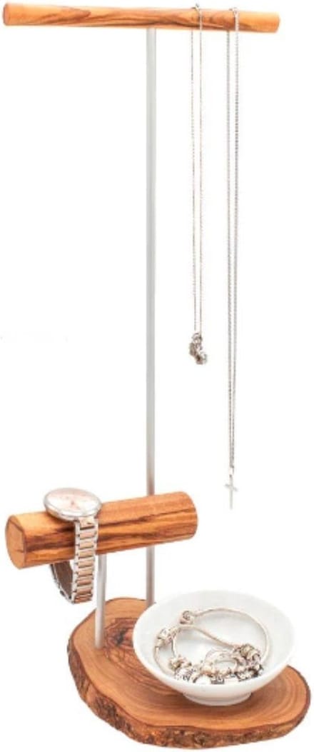 D.O.M. Sieradenhouder met Porseleinen Schaaltje – Elegant en Functioneel