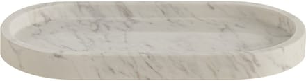 Ovale Marmeren Serveerplank & Plateau Wit
