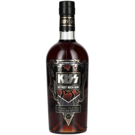 Kiss Detroit Rock Premium Dark Rum 45% Vol. 0,7l