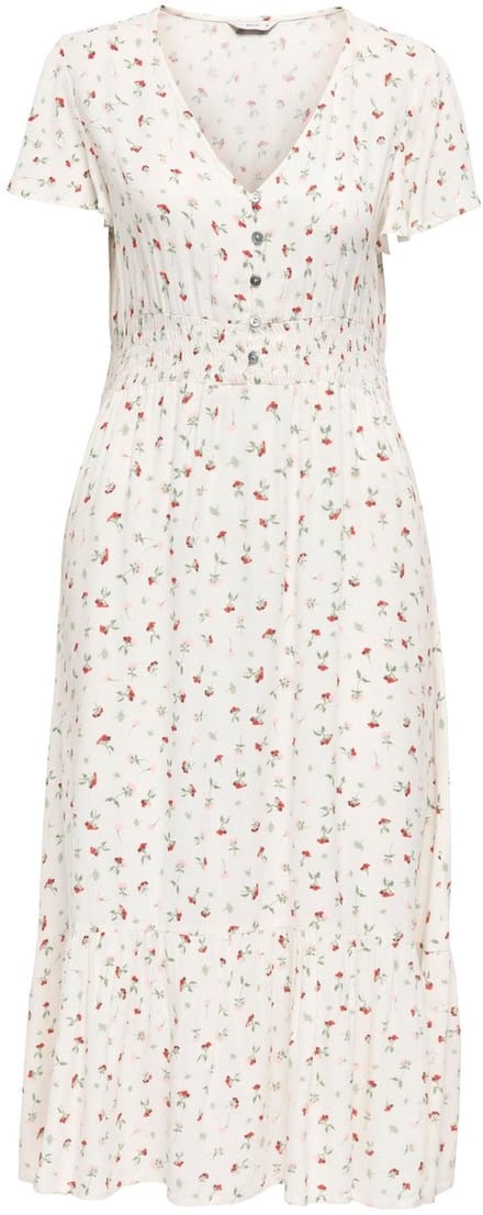 ONLY - ONLMARIANNE LIFE S/S MIDI DRESS WVN - Dames - Maxi jurken