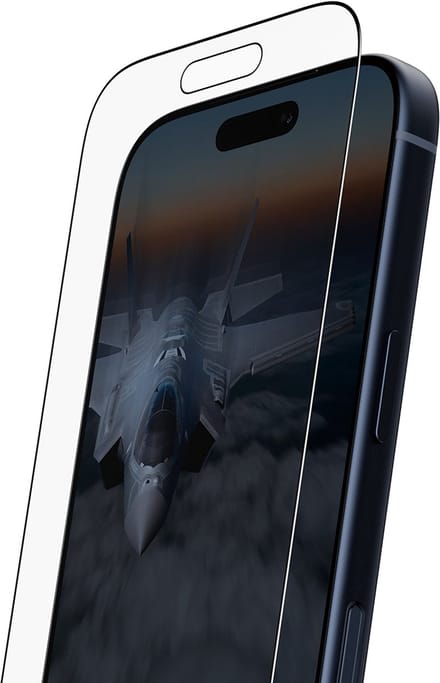 PanzerGlass Stealth Screen Protector w. Black Frame iPhone 17 Pro | Ultra-Wide Fit w. FASTFIT IN-A-BOX