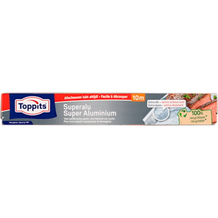 Toppits Super aluminiumfolie 10 m - 1036816