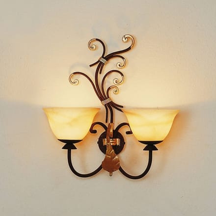 Menzel 2-lichts wandlamp Florence