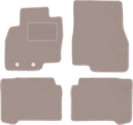 Beige veloursmatten voor: Mitsubishi Grandis minivan (2004-2010)