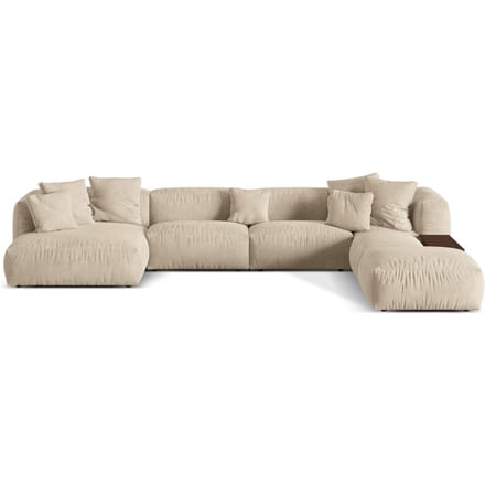 5-zits U-bank Martina rechts velvet | Micadoni