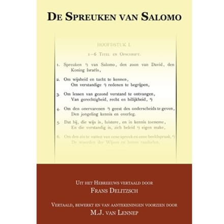 De Spreuken Van Salomo - Franz Delitzsch