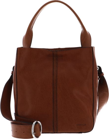 SADDLER Leren Handtas Schoudertas Elsa Mini Bag Tan Bruine