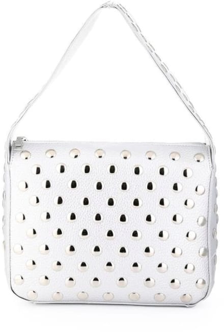 Luxe studs tas- zilver