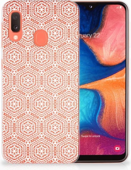 Samsung Galaxy A20e TPU bumper Pattern Orange