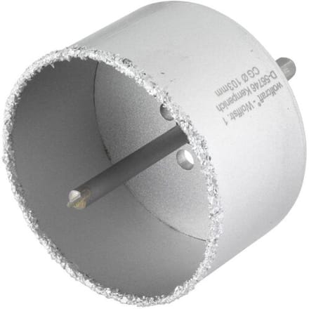 wolfcraft - Gatenzaag 103 mm - bestrooid met hardmetaal met opspandoorn - 3899000