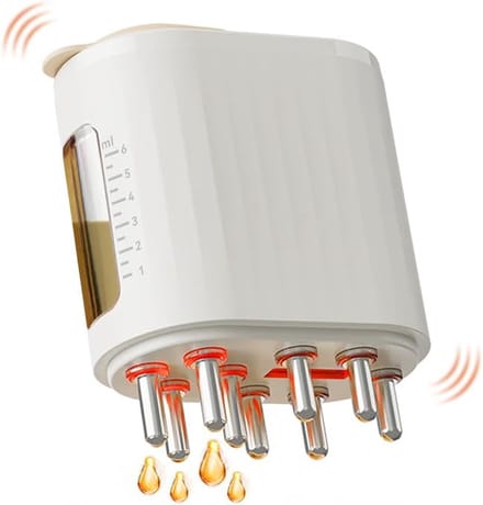 Elektrische 2-in-1 Haarolie Applicator en Hoofdmassageborstel