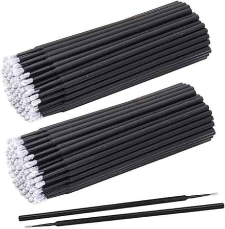 Microbrush - Mini borsteltjes - Wegwerp wimperborstel - 100 stuks - Zwart - Make-up borsteltje - CHPN