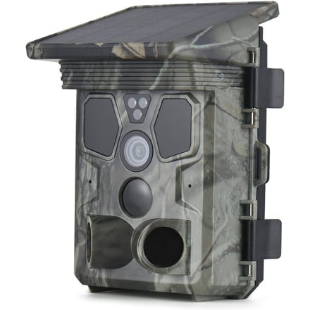 4K 50MP Zonne-Trailcamera 120 graden Detectiehoek Wildcamera Nachtzicht IP65 Waterdicht Jachtcamera voor camouflage
