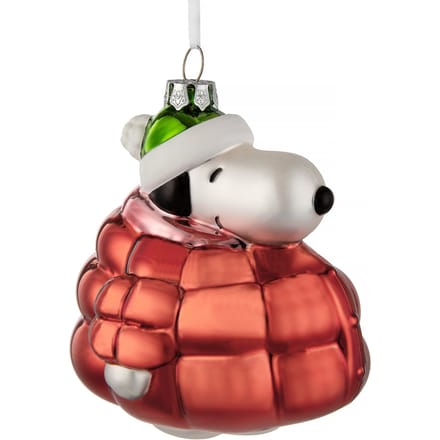Hallmark Peanuts Snoopy Icon Glass Ornament