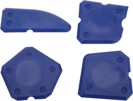 Glasschraper Set - Reinigingsschraper - Vuil Verwijderen - Multifunctioneel Ontwerp - 4 Stuks - Blauw