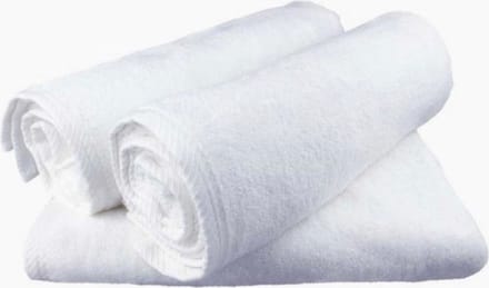 Lubna Home Handdoekset 50x90 cm -Zachte Katoen - Hotel handdoek 4 PACK WIT