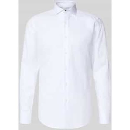 Slim Fit zakelijk overhemd van pure katoen model 'H-Hank-SP'
