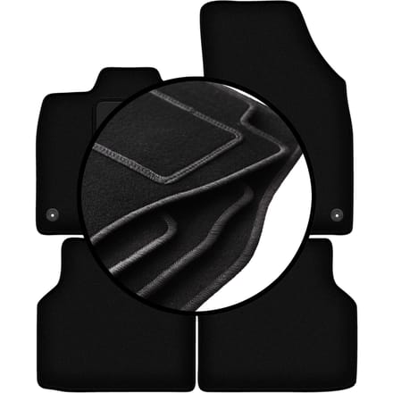 Complete set veloursmatten voor: Volkswagen ID.4 crossover (2020-)