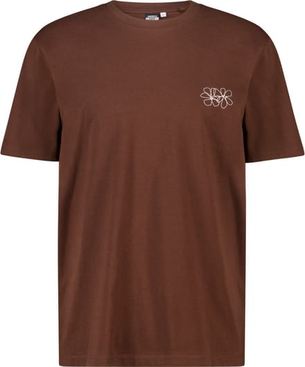 America Today Edson Chocolate Taglia: L | Magliette basic Outlet | Uomo | Marrone