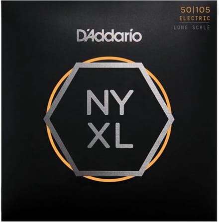 D'Addario NYXL50105 Bassnaren Long Scale (50-105) Medium