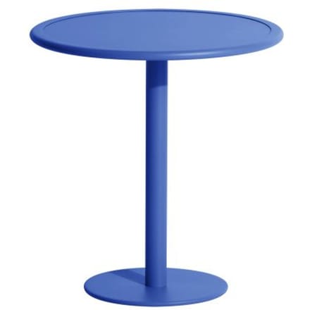 Petite Friture Week-End Bistrotafel rond - blauw