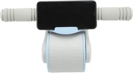 Buikspierwiel - Ab roller - Core Training - Ingebouwde Veer - 105 mm breed - Blauw Grijs