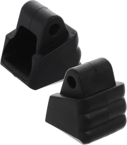 Skate Remblokken - Inline Stoppers - Veilig Remmen - Universele Pasvorm - 2 Stuks - Zwart