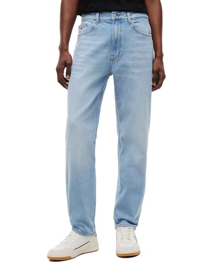 tapered fit jeans van katoenmix model 'SONNY'