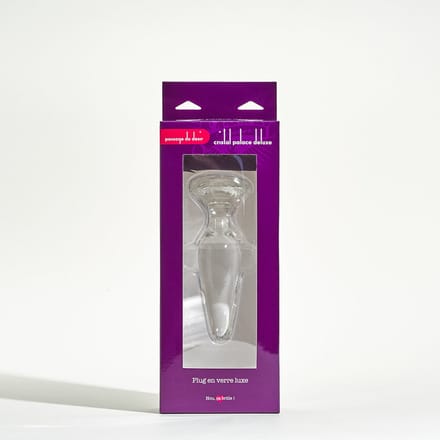 Glazen anale plug Cristal Palace
