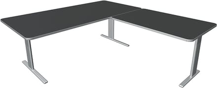 Hoekbureau Unic comfort antraciet 200x220cm