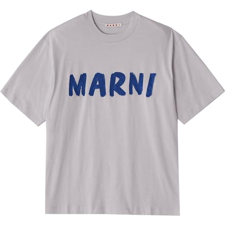 Marni Thjet49eph UScS11 Lon15 Logo Dames S Korte Mouw T-shirt THJET49EPH USCS11 LON15 (40) gray