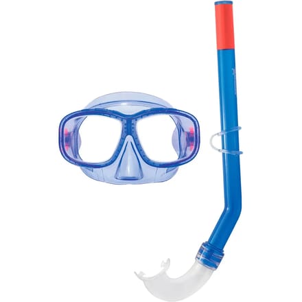Duikmasker en snorkel voor kinderen Abysstar Turtle