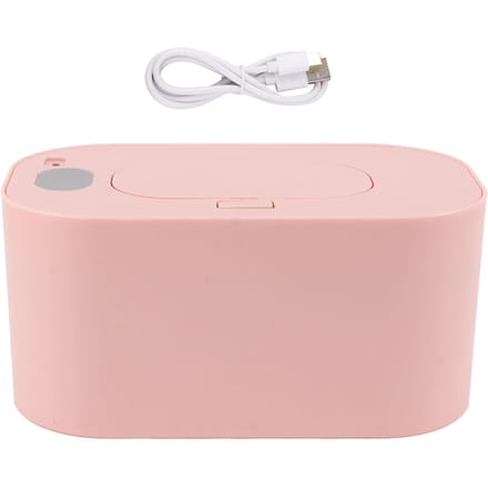 Doekjeswarmer Dispenser voor vochtige doekjes USB-gevoed Constante temperatuur Grote capaciteit met display Doekjes roze
