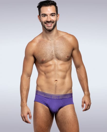 Garçon Brief Purple - MAAT S - Heren Ondergoed - Slip voor Man - Mannen Brief