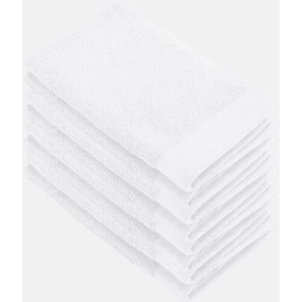 Walra Gastendoek - Soft Cotton - Set van 8 - Hotel Kwaliteit - 100% katoen - 550 g/m² - 30x50 cm - Wit
