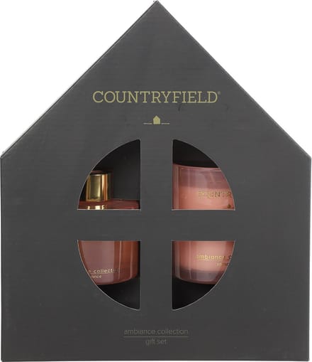 Countryfield Giftset (geurstokjes & geurkaars) Romance