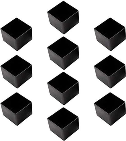 Glijdoppen vierkant voor stoelen - 10 stuks