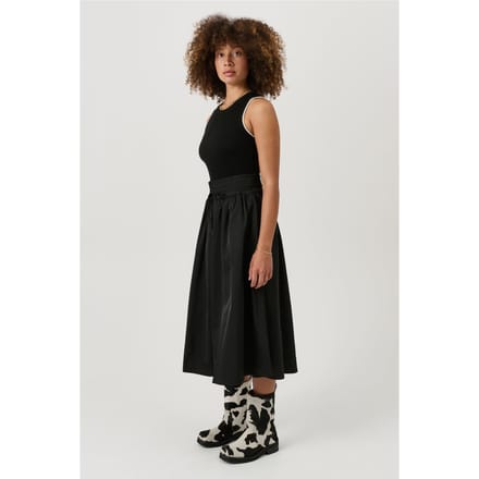 Soulland Meir Skirt Black Größe: XS/S | Midiröcke Outlet | Unisex | Schwarz