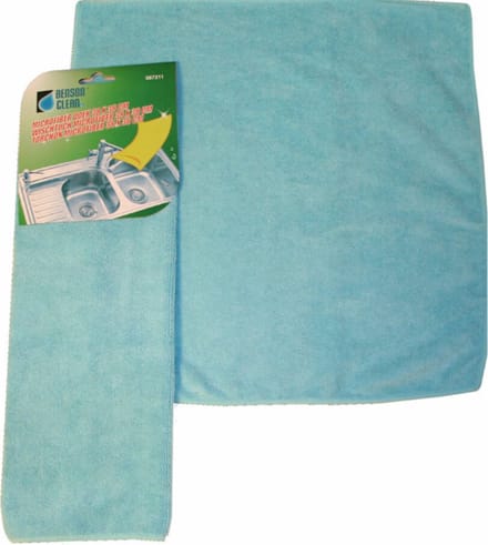 Benson Microvezel doek - 38 x 38 cm - blauw - schoonmaak doek - dweil - schoonmaken - dweil