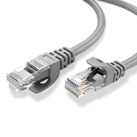 Internetkabel - 1 meter - CAT7 - Ethernet kabel - Netwerkkabel - Grijs - UTP kabel - RJ45 - UTP kabel