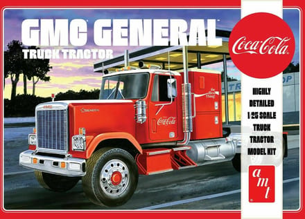 AMT Modelbouwpakket Militaire voertuigen - 1179 Coca Cola GMC General Truck Plastic - 1:25 - Modelbouw