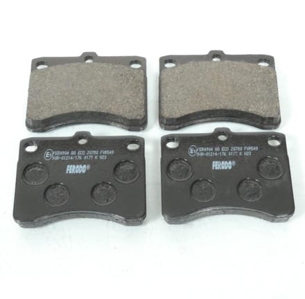 Remblokken Ferodo voor Auto Piaggio 1200 Porter 2011 tot 2015 S90CK/PK/TK/VK / vooraan Nieuw