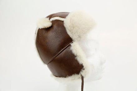 Woolwarmers Muts - Kids - Maat L - Bruin