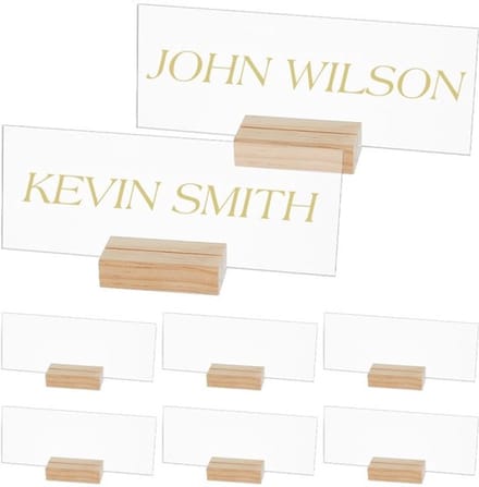 Dailygoods- Bureauplaquette Set 8 Stuks - Gepersonaliseerde