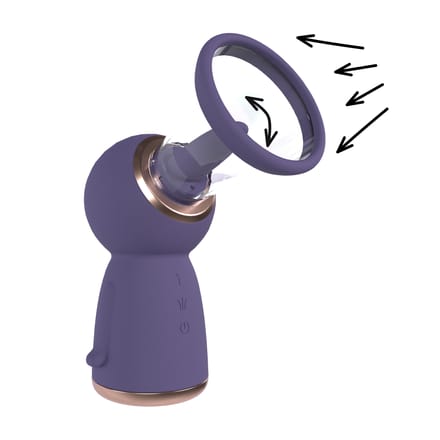 Pumped by Shots Exquisite - Oplaadbare Vulva en Borst Pomp pumps - Paars