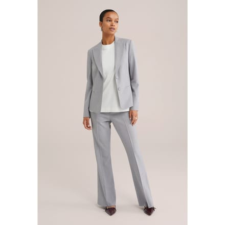 We Fashion Blazer Light Grey Größe: 34 | Blazer Outlet | Damen | Grau