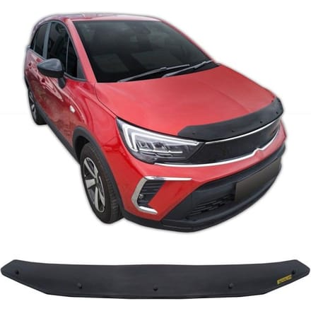 SCOUTT | Bra Capot Déflecteur Protection Pour Opel Crossland 2020-2024, Aérodynamique, Assemblage Facile, Aucun perçage requis