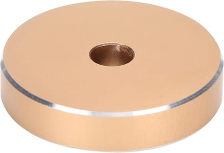Vinyladapter voor draaitafel - 45 omw/min - Groot gat - Zwart