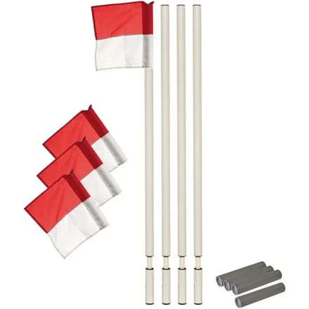 Hoek voetbalvlag Kuebler Sport (x4)