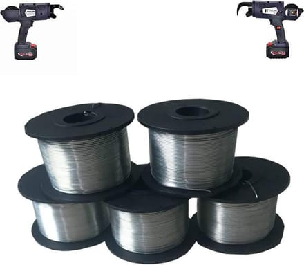 Rekx® Rebartier Vlechtdraad - Binddraad voor Accu-vlechtmachine - 20 Rollen